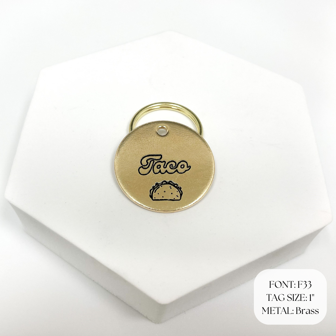 Dog collar engraved tag new arrivals